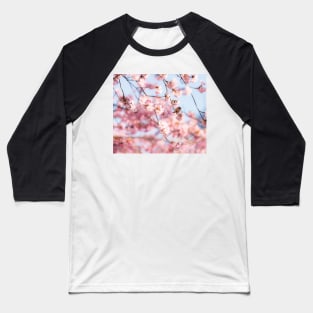 Floral And Sparrow Baseball T-Shirt